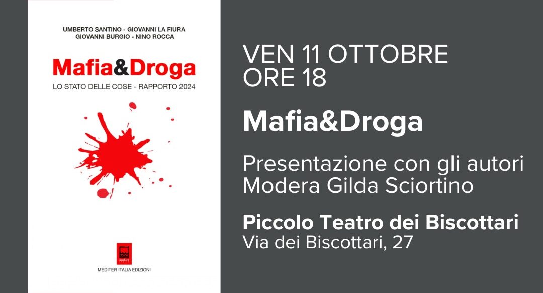 Mafia&Droga: Presentazione con gli autori